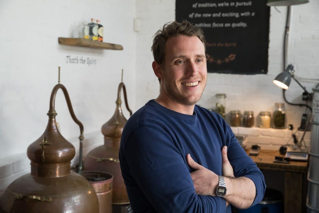 Conker Distillery's Founder Rupert Holloway